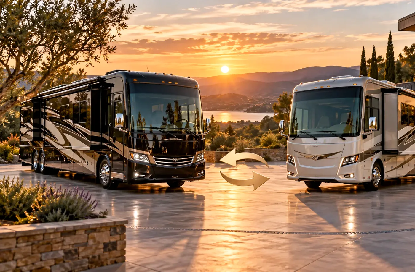 RV purchase, financing or trade planning scene supporting Prepare Accurate RV Identification First