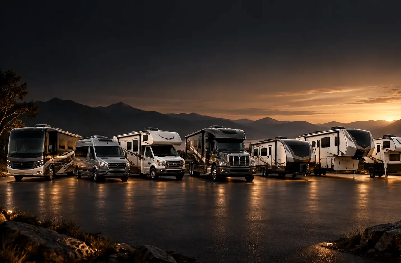 RV research and trip-planning scene supporting How to Use This Guide in a Real RV Decision