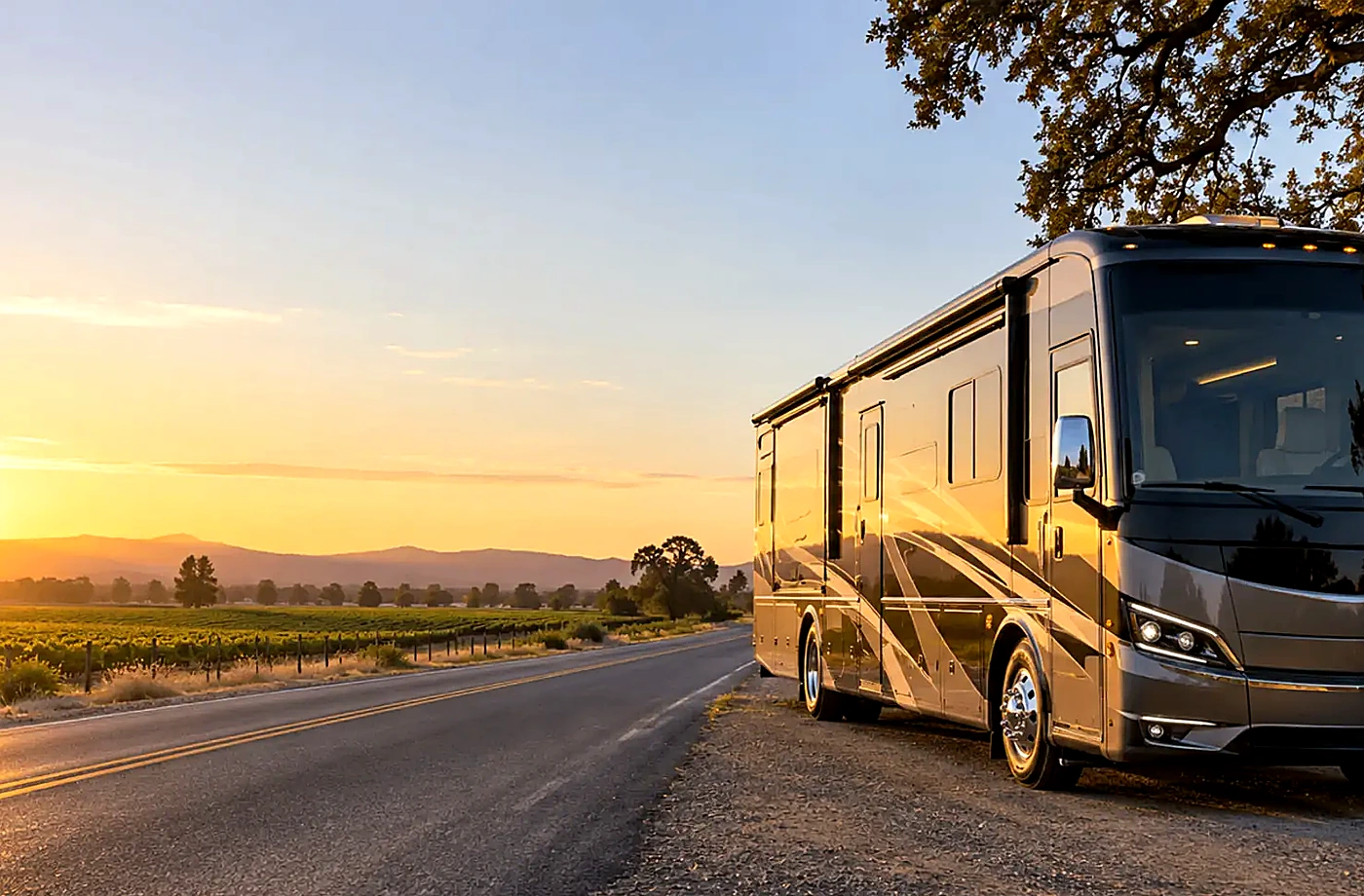 Motorhome and towable RV scene supporting Understand the Complete Purchase Cost