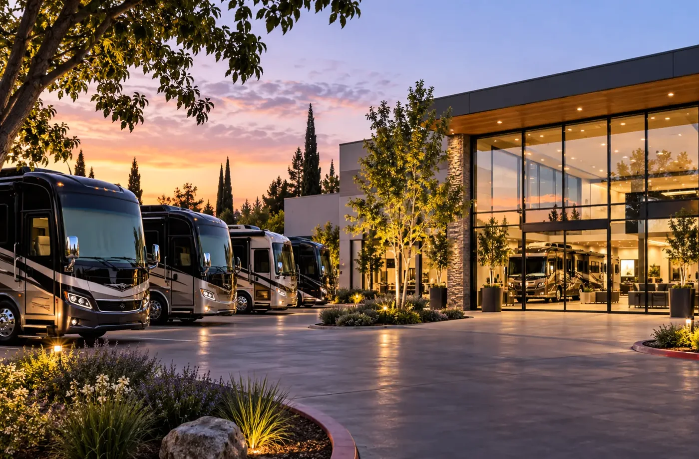 RV service and maintenance scene supporting RV Repair